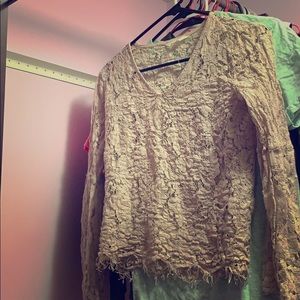 It’s a see through blouse